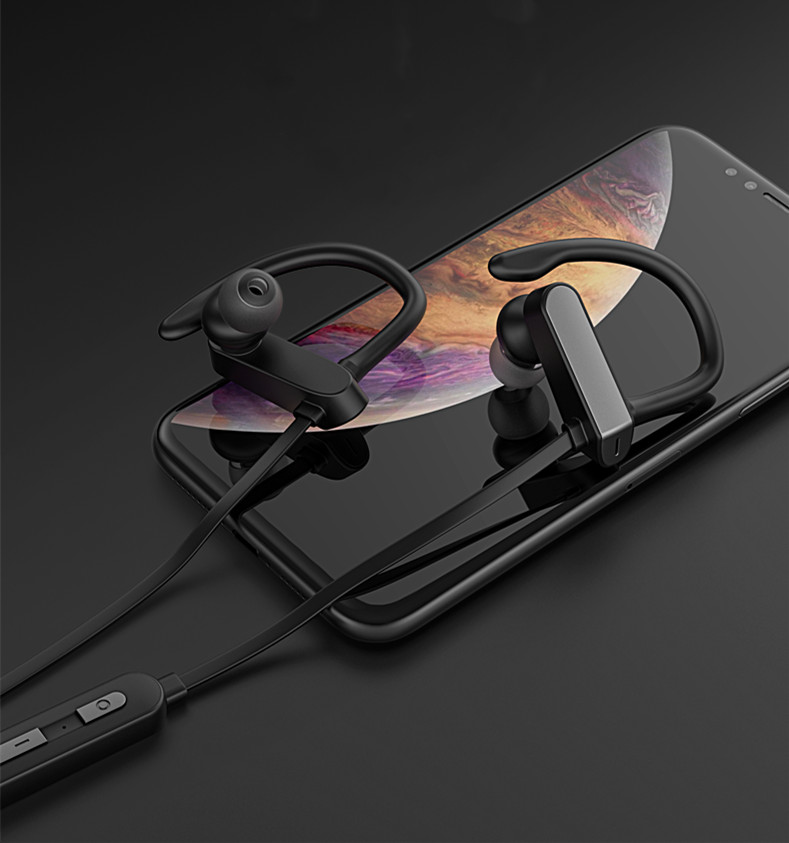 High Quality Sweatproof IPX4 Wireless Headset Sport Headphone Cell Phone Blutooth Earphone With Microphone