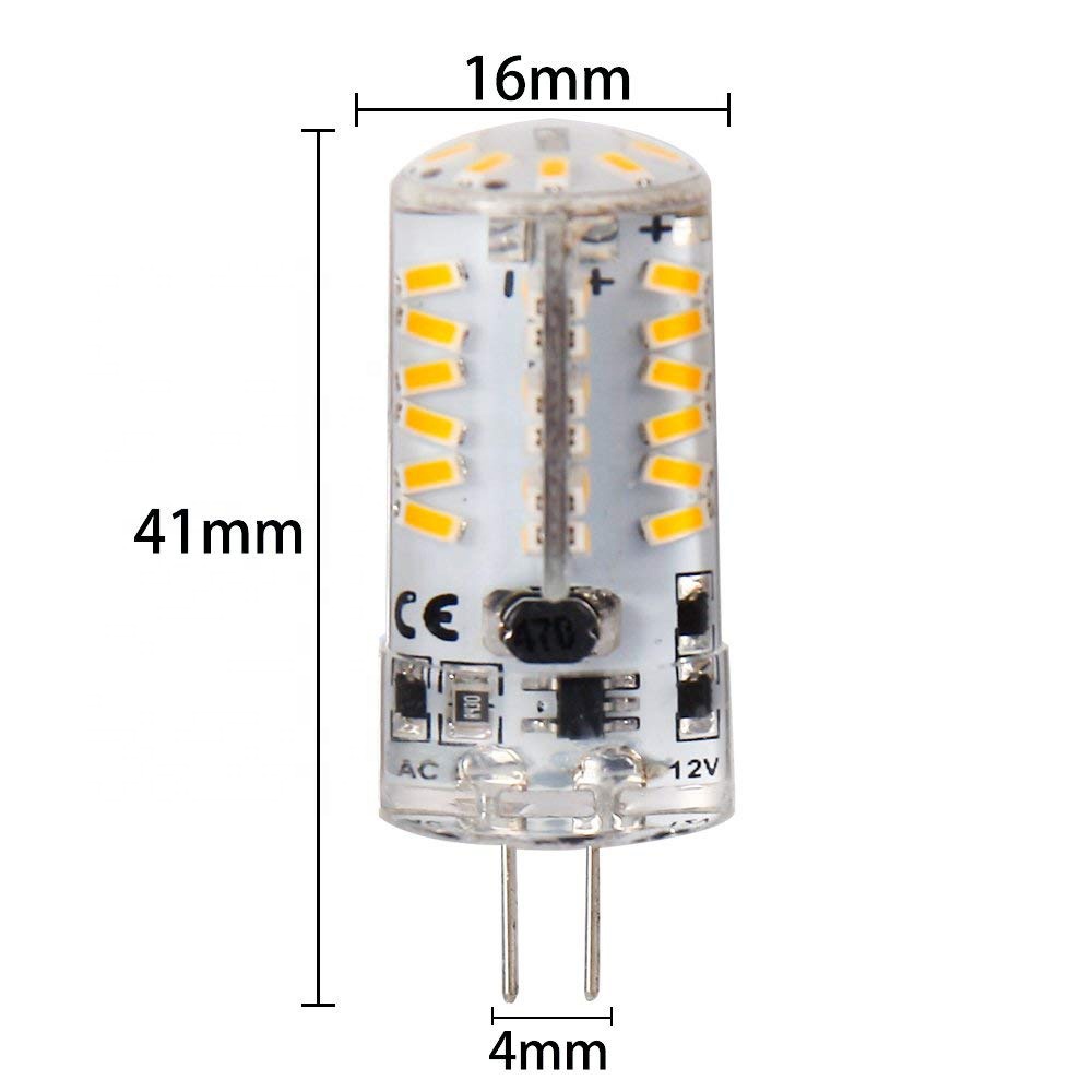 G6.35 G4 Jc10 57Smd 3014 24V 1.5W 3W 120V Led Spots 230V Halogen Lamp