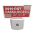 UL customize in and out Hambugers led color change night light