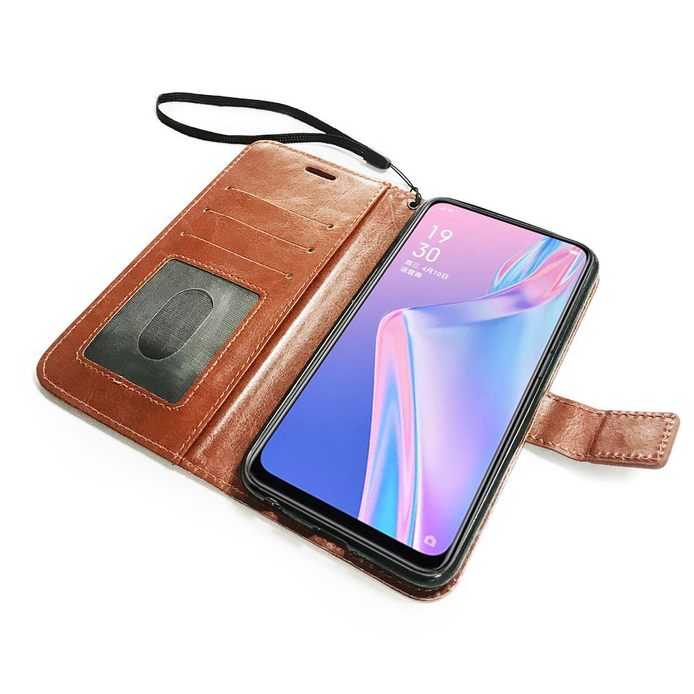 High Quality PU Leather Magnetic Flip Case for OPPO K3 with stands Wallet Book Cell phone Case