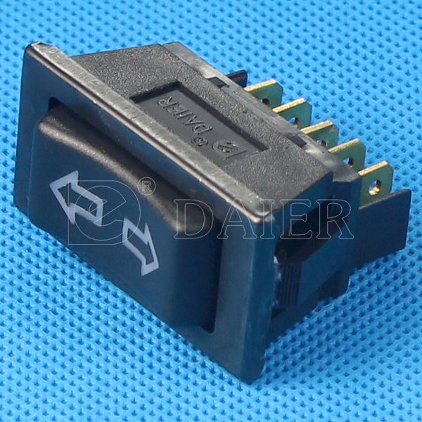 ASW-01 20A 12VDC 5 Pin 5 Terminal Rocker Switch