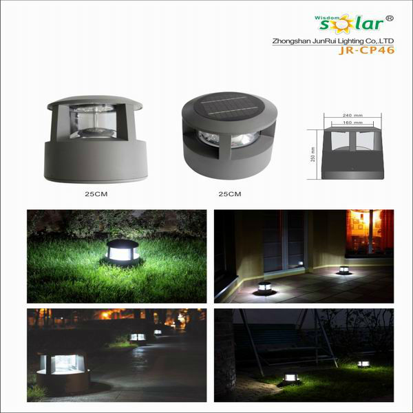 Solar Garden Light Aluminum Waterproof Outdoor Lawn Light Solar Powered for Path Patio Lawn Backyard Landscaping Lighting