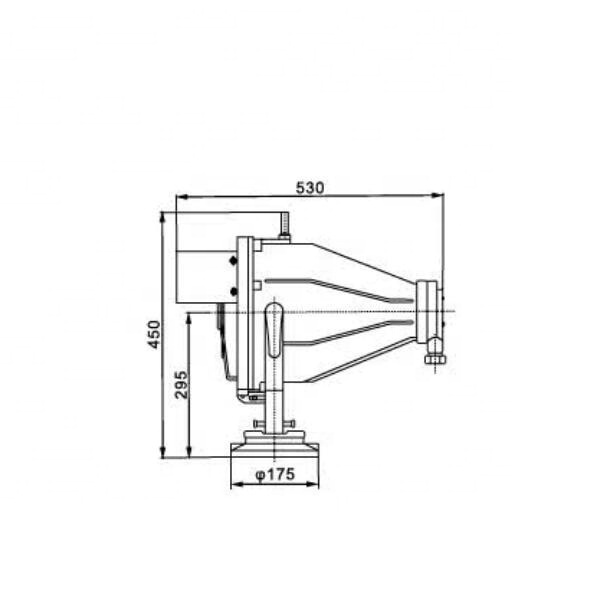 E40 500w marine spot light Explosion proof spot light CFT1