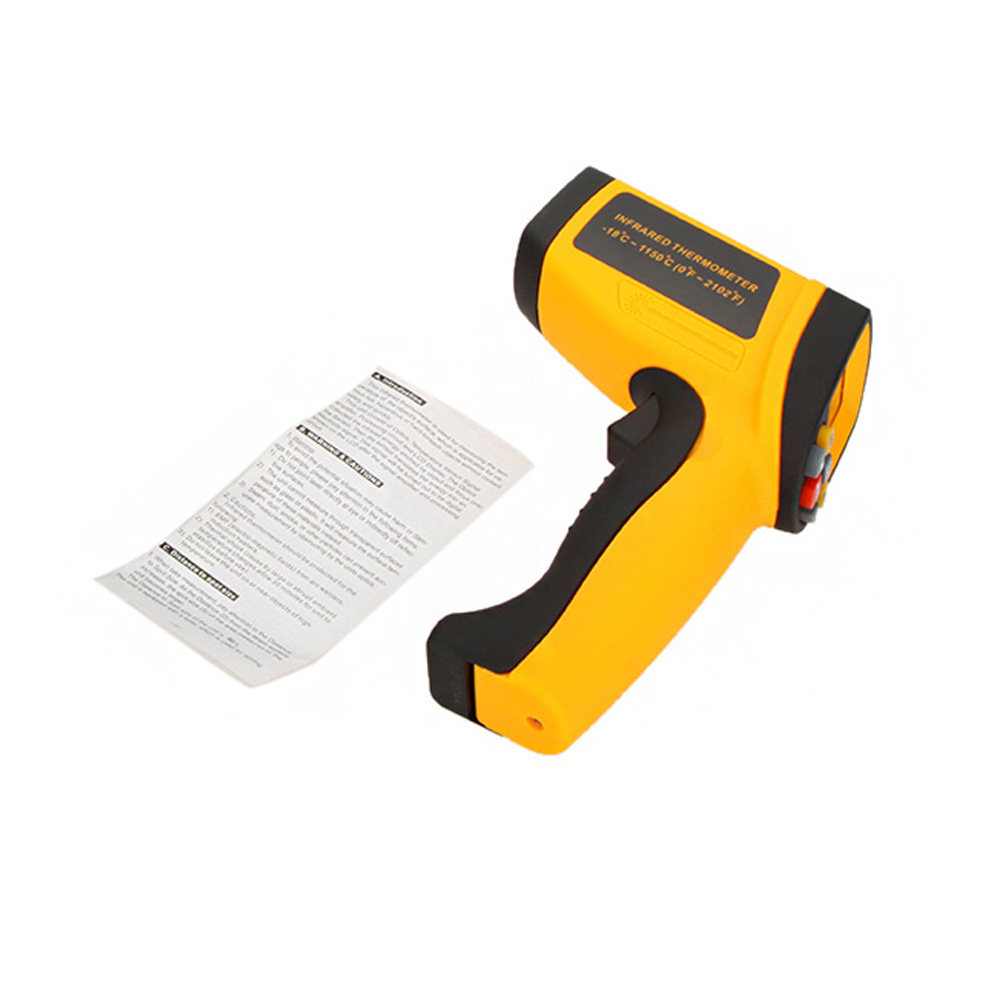 GM1150A Non-Contact 50:1 Digital Infrared IR Thermometer Laser Temperature Gun Tester Range -18~1150? (0~2102?) with LCD Backlit
