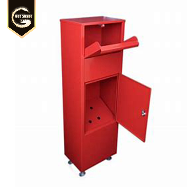 Factory Customer Made Outdoor Aluminum Stainless Steel Residential Mailbox Locked Parcel Drop Box
