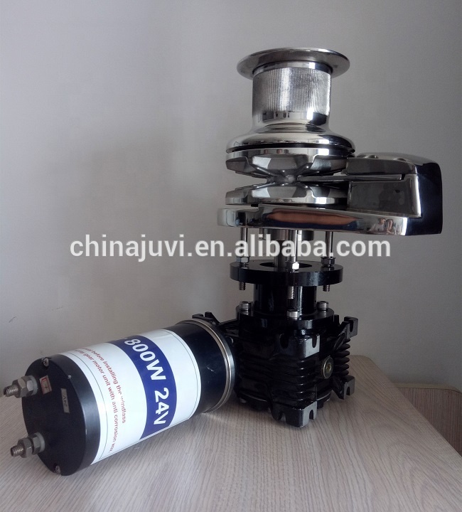 12V vertical anchor windlass 600w capstan drum winch JV511H