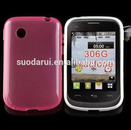 Best price Mix Colors jelly TPU Case for LG tracfone 306G