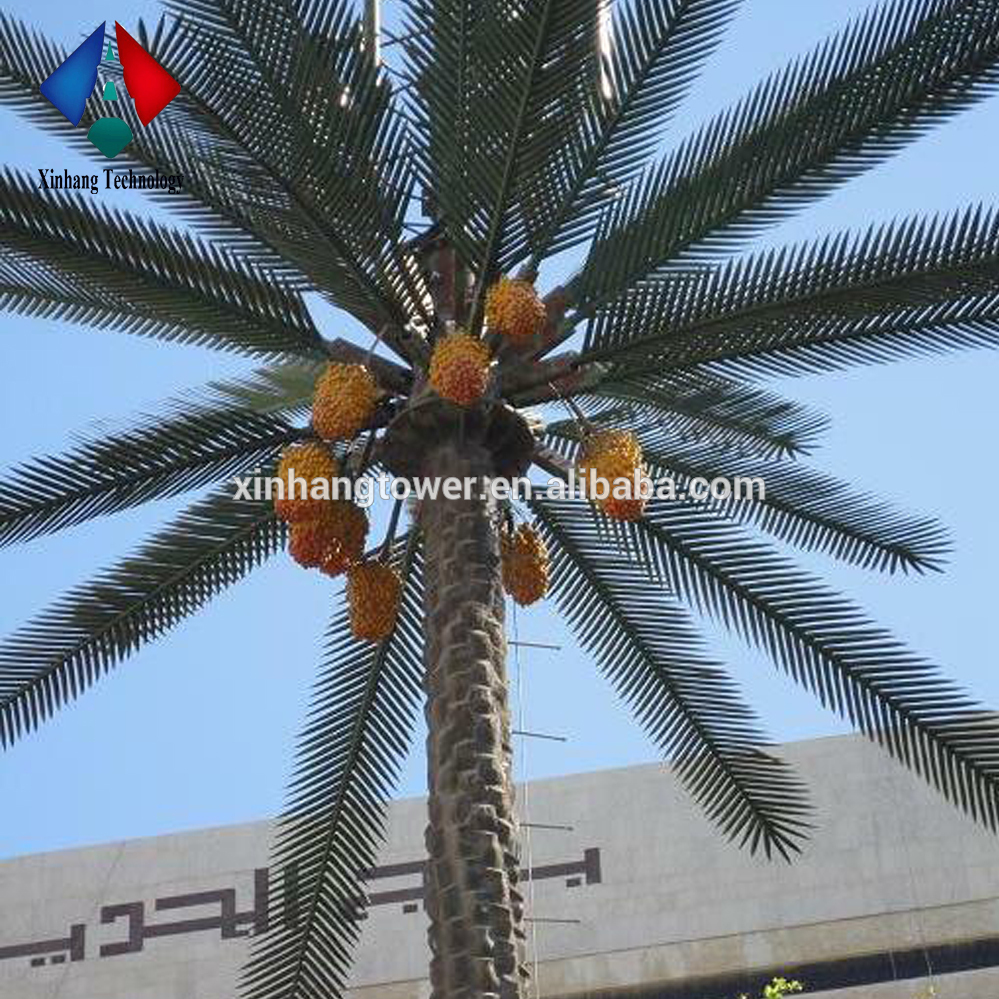 Date Palm Fronds Branches for Communication Palm Monopole for STC Saudi Arabia