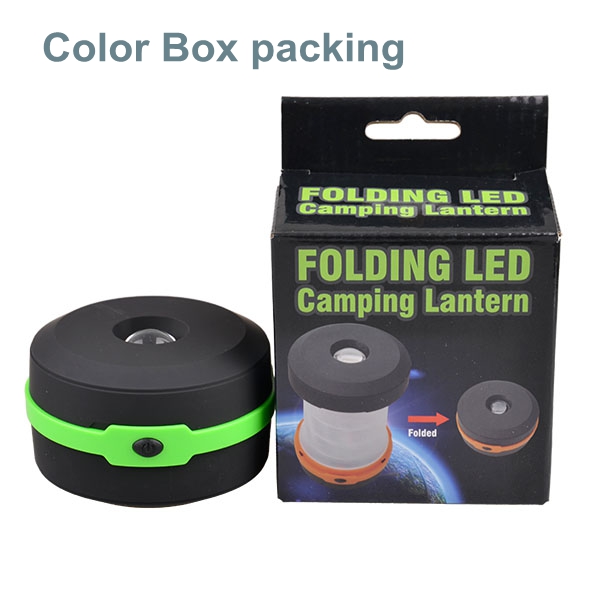 Cheapest camping light 3 mode waterproof 250 lumens mini flashlight foldable camping led lantern