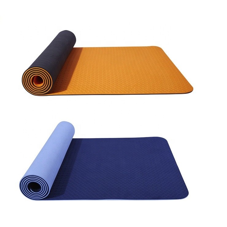 Two Color TPE EVA PU Material Yoga Mat/Organic Yoga Mat/Eco Friendly Yoga Mat