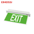 Recessed Emergency green running man exit sign