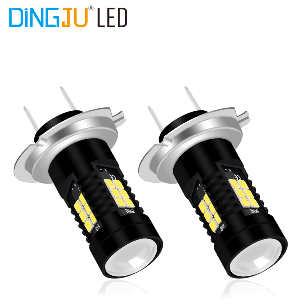 Manufactory Wholesale Car Led Headlight H7 2835 21smd Auto Bulb 12v 700lm Fog Light