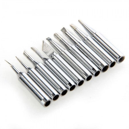 Soldering Replacement Solder Iron Tip 900m-T-2.4D 2C 1.2D 3C 4C Silver