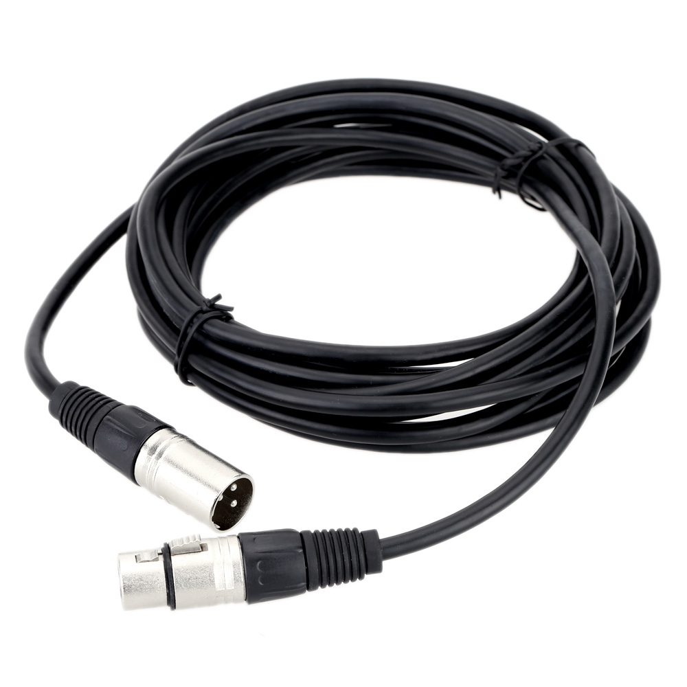 High Quality 16ft / 5m XLR Female to XLR Male Cable Wire for Microphone Mixer Mixing Console Loudspeaker