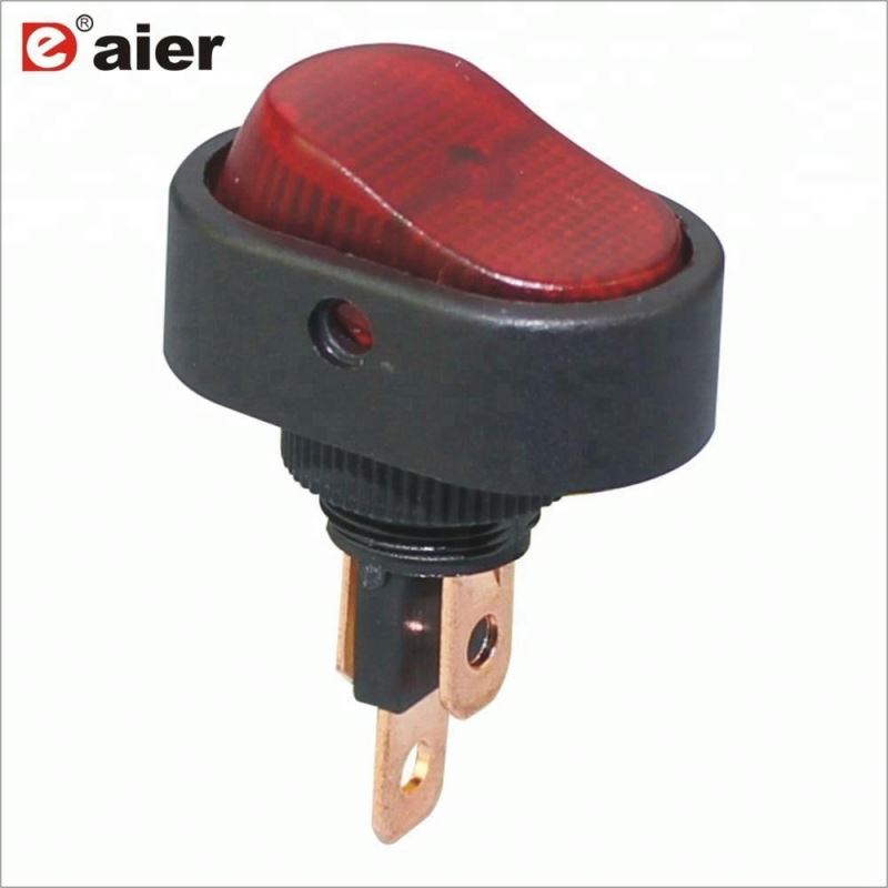 12MM 20A 3 Pin Automotive 12 Volt Rocker Switch ON OFF With Lamp