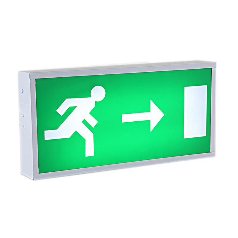 CE high quality green running man acrylic emergency light exit lamp box