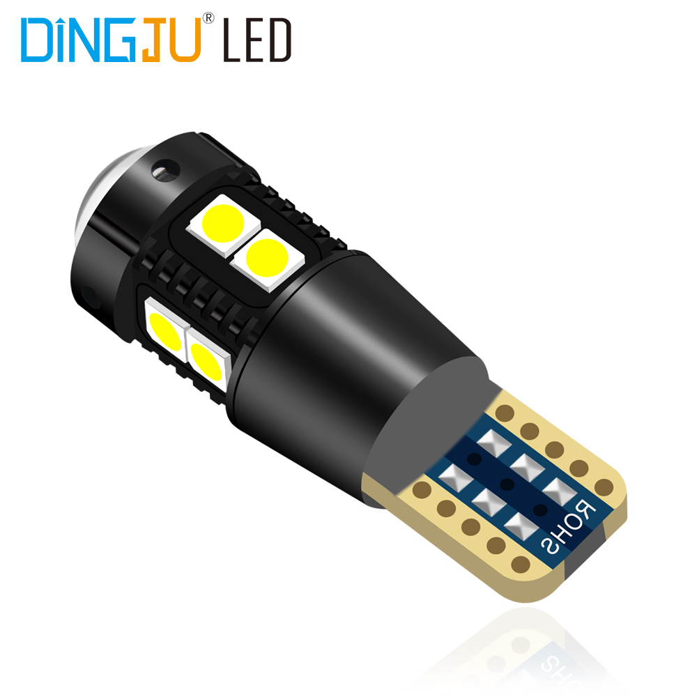 Factory Price Wholesale T10 10smd 3030 Car Light Brightest Led W5w 194 Canbus Error Free Instrument Lamp With A Cheap