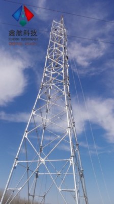 Double Circuit Angle Steel Power Lattice Transmission Towers