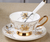 English-style afternoon tea cup set / Tea cup sets with gold handle