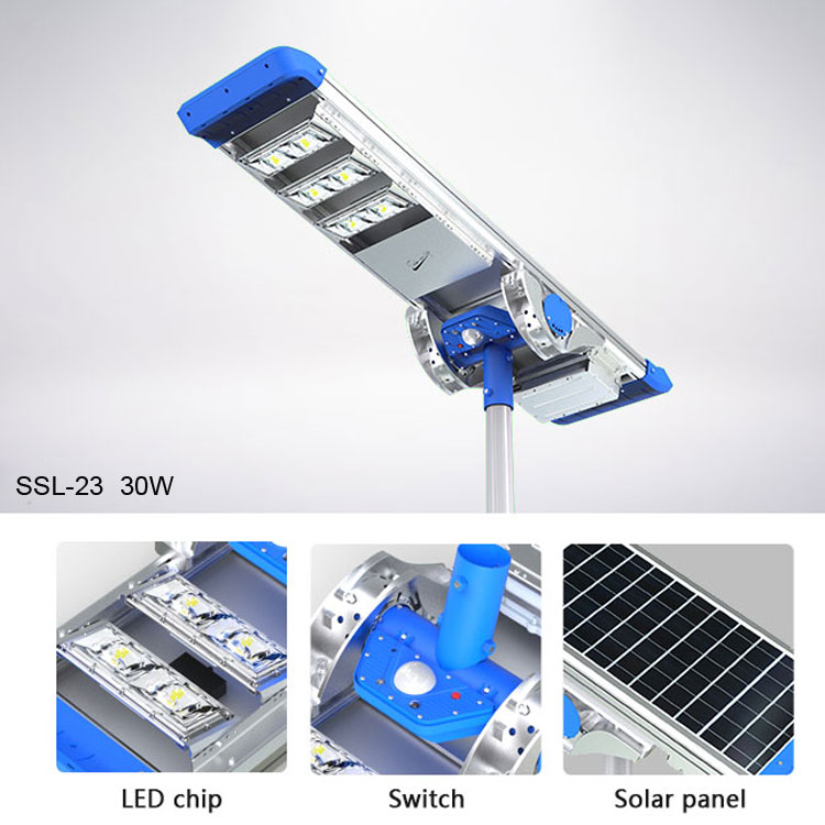 2018 hot style the integration of solar street light OEM factory price