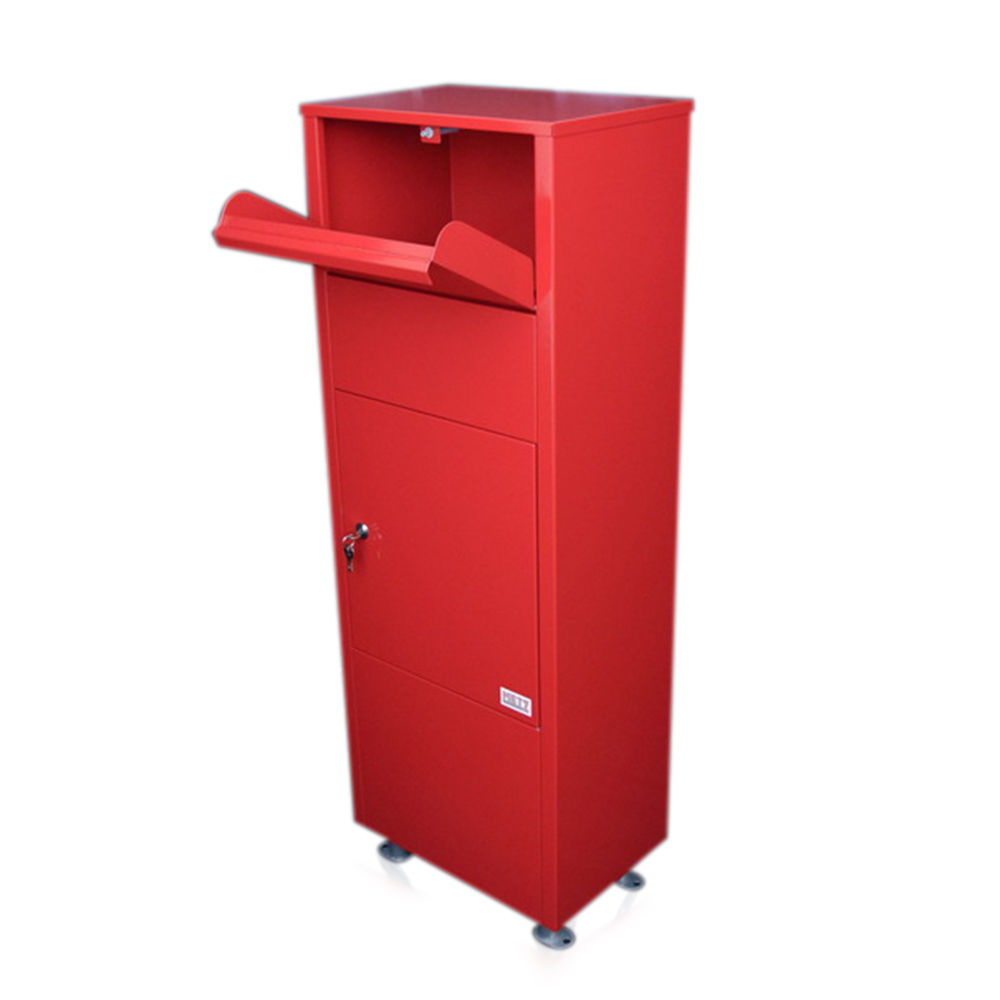 Waterproof Outdoor Metal Newspaper Holder Mailboxes Parcel Secure