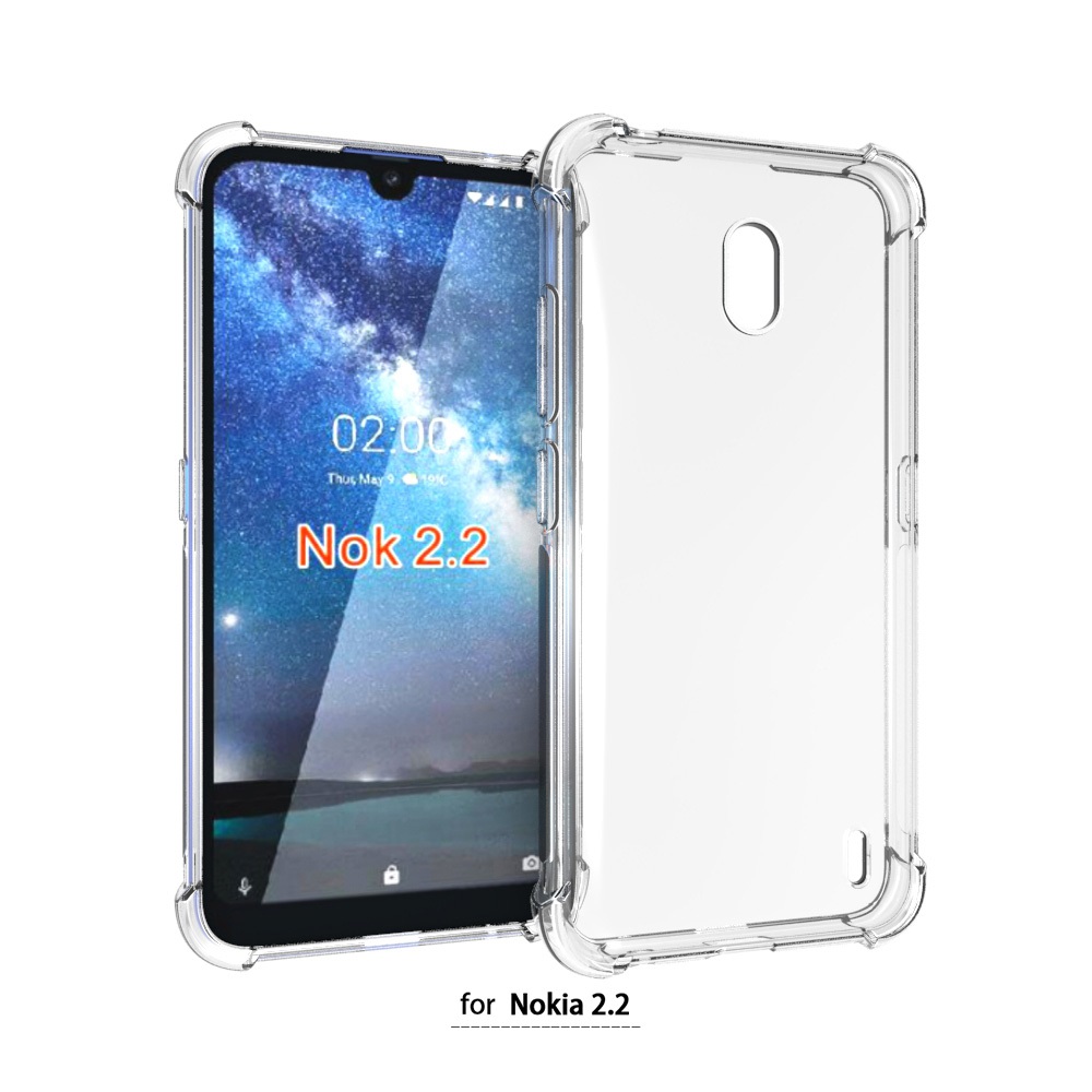 Transparent Shockproof soft  case For Nokia 2.2 Tpu cover