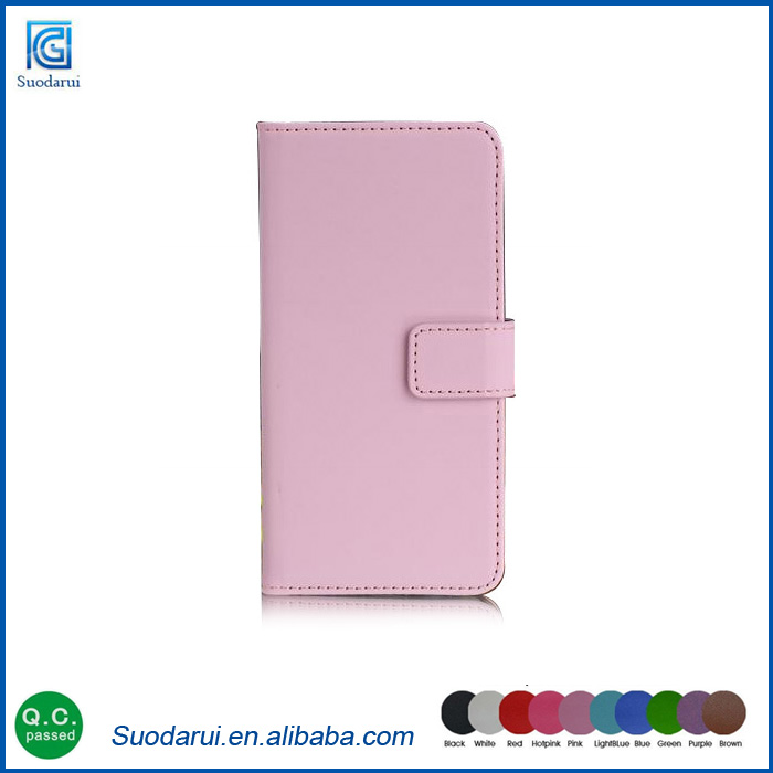 Book Wallet Flip leather case cover For Motorola Moto C pouch