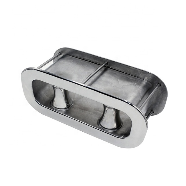 316 stainless steel yacht Marine hardware fairlead hawse with roller JV006