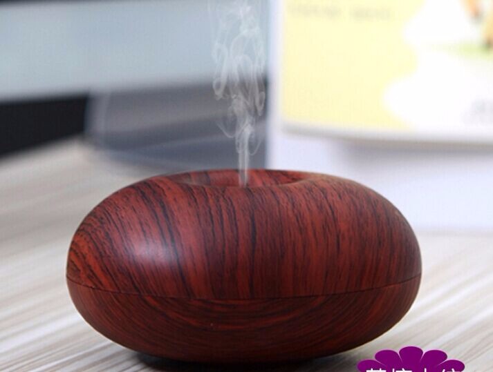 Hidly 100ml Private Label Wood Grain Essential Oil Diffuser with both Ultrasonic and Nebulizers