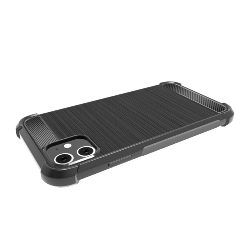Carbon Fiber Cover soft Tpu Brushed case For iPhone Xi XiMax XRi