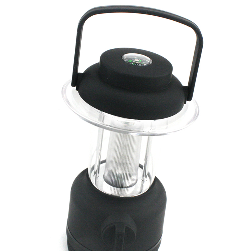 Goldmore 180 Lumen 12 LED with Adjustable Settings Crank Dynamo Lantern with Built In Compass for Camping, Emergency