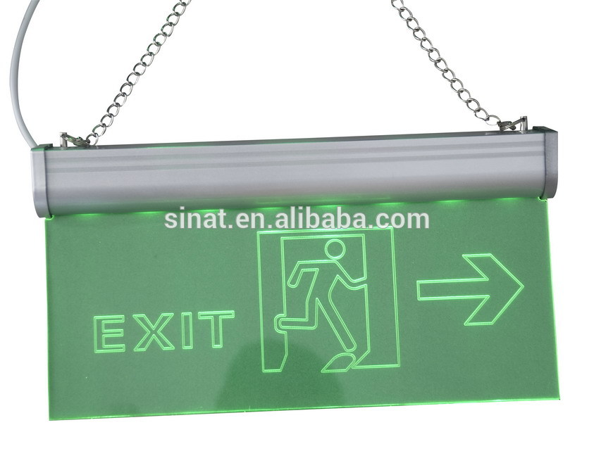 Hot selling led emergency fire luminous exit signs