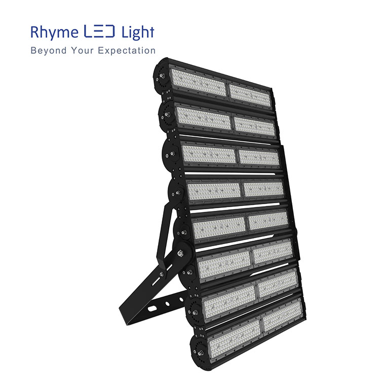 960W IP65 LED  Smart Control High Mast lighting energy saving reconstruction Football Stadium Litht 2500k~6500k