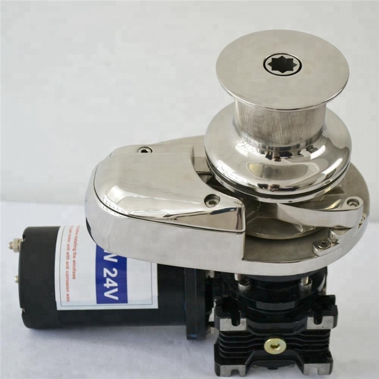 JV811H 1600W boat stainless steel vertical small 12v electric winch for sale