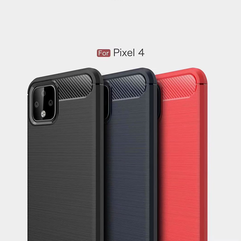 Carbon Fiber Tpu case For Oneplus 7 Soft CF Cover for Google Pixel 4