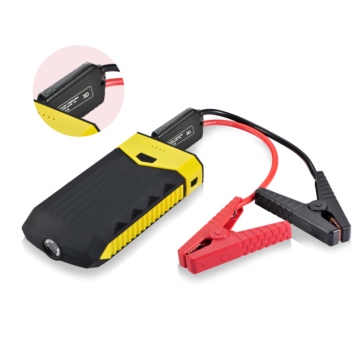 Mini Portable Jump Starter Car Battery Booster for Gasoline/Diesel 25000mAh