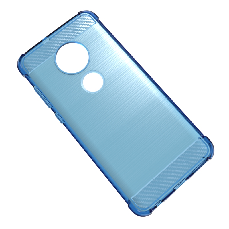 newstyle Carbon Fiber Cover soft Tpu Brushed case For Motorola moto G7