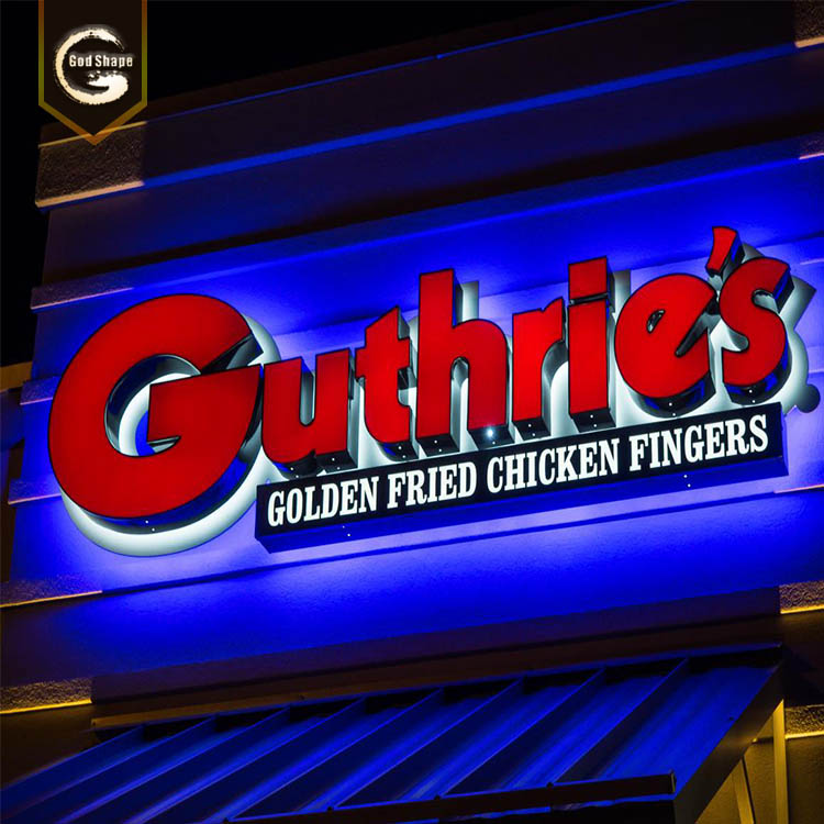 Hot Sale Outdoor Wall Mouted Stainless Steel Sign LED Channel Letter