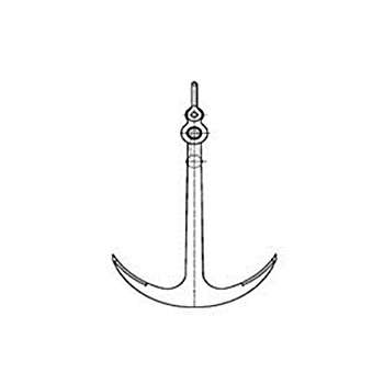 Marine anchor type ship stock anchor