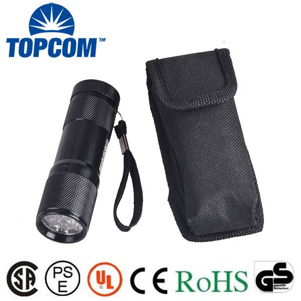 TP-739A Hot Mini 9 LED Flashlight with Belt Holster