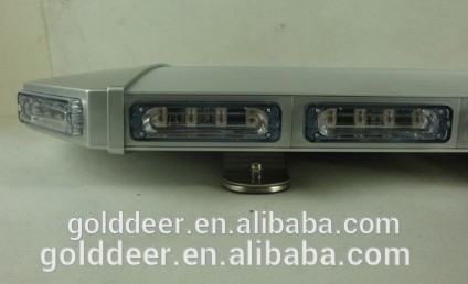Aluminum Housing LED Mini Strobe Warning Lightbar with Magnet feet (TBD08966-14-4L)