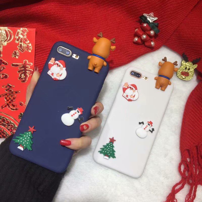 Promotional Gift 3D Doll Christmas Phone Case for Samsung Galaxy Note 10 pro, for Samsung S10 Plus Soft Silicone Case