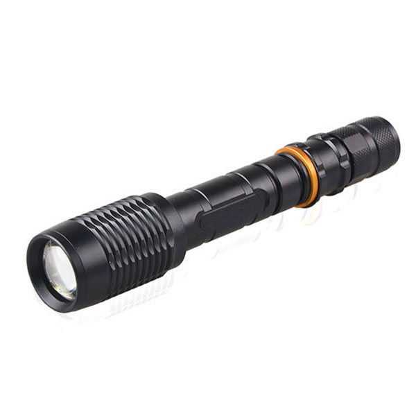 New Powerful Zoom flashlight rechargeable 18650 flashlight waterproof lamp high power xml-t6 led Tactical  Flashlight