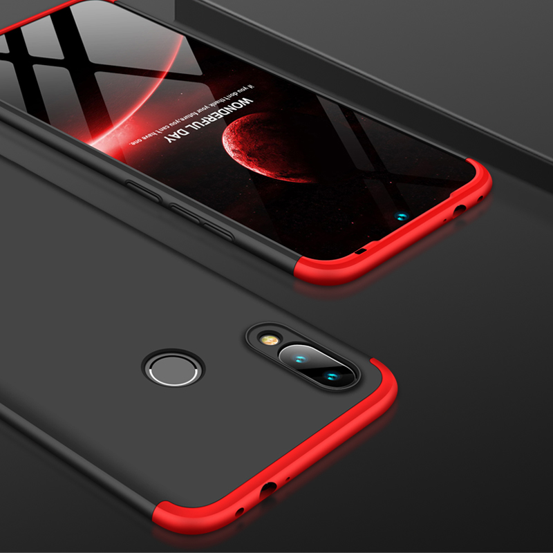 2018 hot sell 360 cover Removable 3in1 Hard PC Shield Back Cover Case for Redmi 7