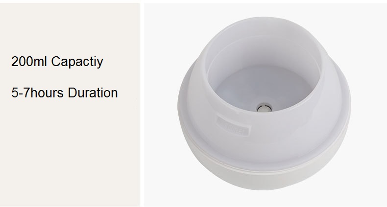 Modern Design Vase Bottle Ultrasonic Aroma Diffuser, Rainbow color Lamp Essential Oils Diffuser