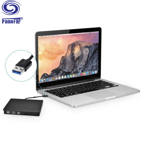 Manufactory Wholesale dvdrw Portable Slim DVDROM Burner Writer