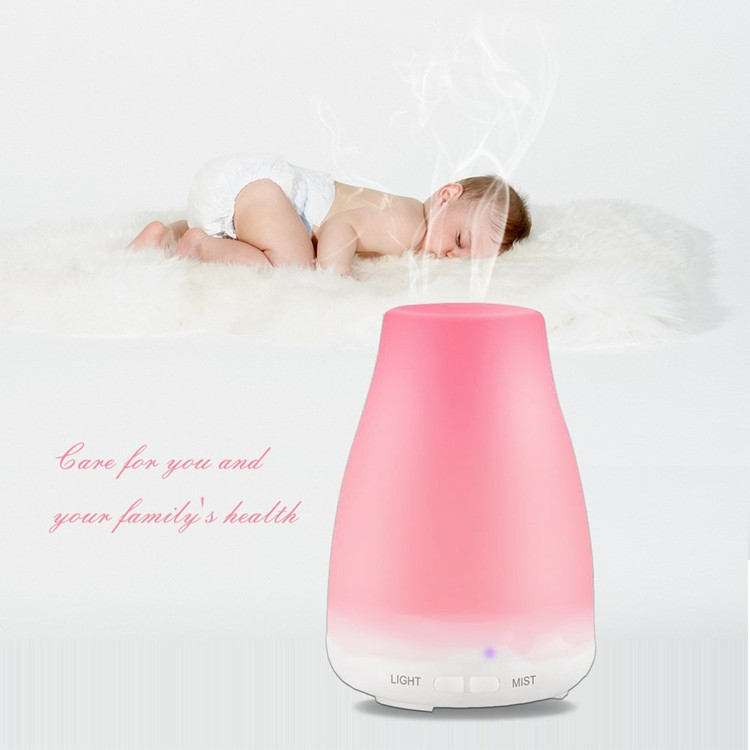 Shenzhen Wholesales perfume Warm Colorful Light Ultrasonic Essential Oil scent Box Aromatherapy