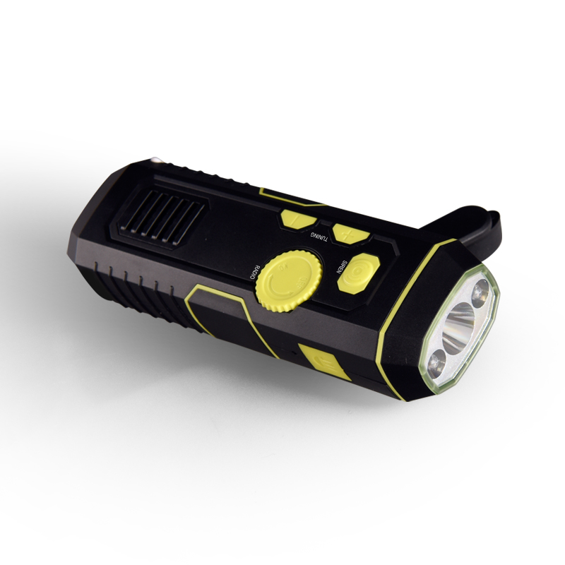 FM Radio Emergency LED Flashlight