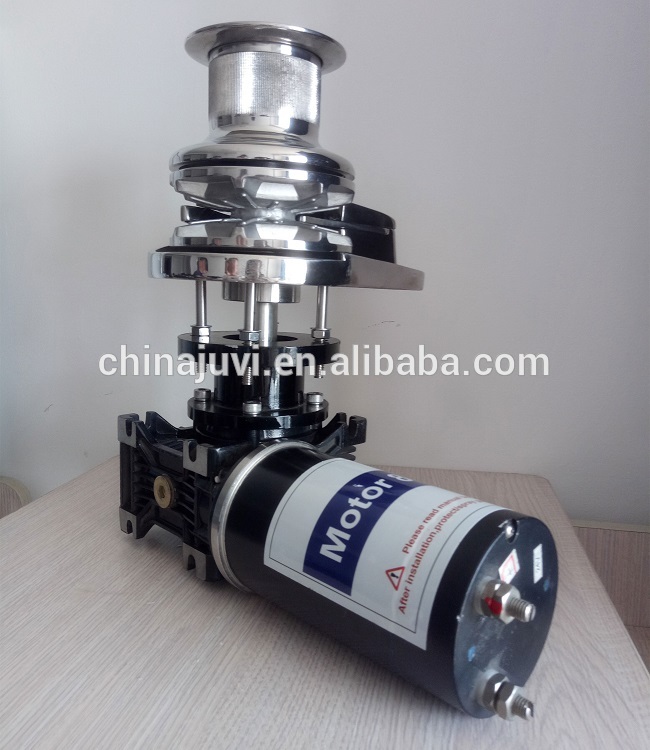 JV711 stainless steel vertical electric motors winch for fishing boat