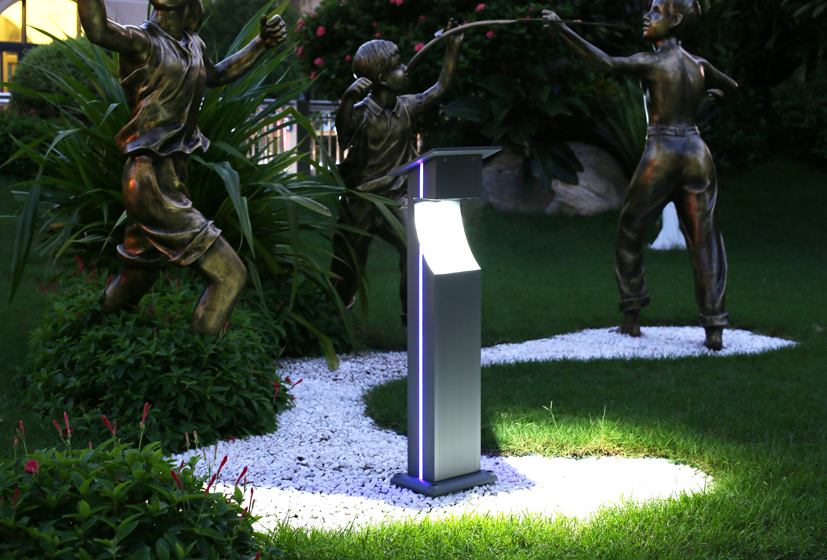 Park pole lights with solar panel garden candle garden lamp solar powered lawn lamp garden (CP87)